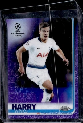 2018 Topps Chrome UEFA Harry Winks Purple Refractor #10/250 Tottenham - Image 1 of 2