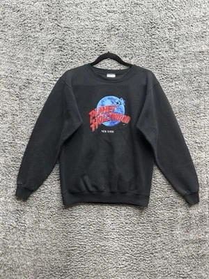 Sudadera De Colección Años 90 Planet Hollywood Nueva York Para Hombre M/L Negra Foto 1 de 4