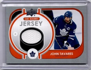 John Tavares Ud Game Jersey #GJ-TA 2021-22 Upper Deck Series 1 - Picture 1 of 2