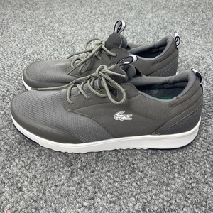 Lacoste Light 2.0 HTB Schuhe Herren Größe 10,5 grau sportliche Turnschuhe 7-39SPM2032T - Bild 1 von 16