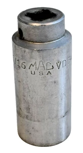 Mac Tools USA VD346 1-1/16" SAE Deep Socket 1/2" Drive 6 Point Chrome - Foto 1 di 6