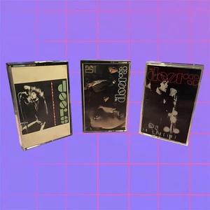 The Doors Cassette Tape Bundle Self Titled In Concert & Alive She Cried Vintage - Picture 1 of 4