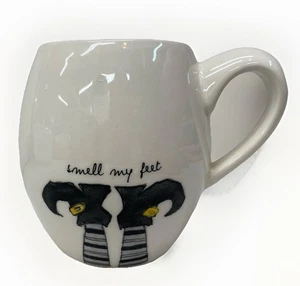 Magenta Rae Dunn Collection Witch Mug Witch Legs Smell My Feet Halloween Theme - Picture 1 of 8