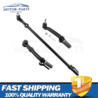 Drag Link and Outer Tie Rod Ends for 2005 - 2016 Ford F-250 F-350 Super Duty 4WD Foto 1 de 4