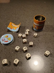 Buchstabenwürfel German Dice Game Haba Used But Great Condition - Picture 1 of 5