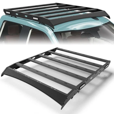 Roof Rack Cargo Carrier w/Side Lights For 2009-2014 Ford F150 &Raptor Crew Max - Image 1 of 4