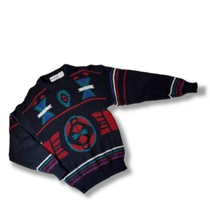 Southwestern 80er 90er Vintage Azteken Herren oder Damen Pullover MacGregor Tribal - Bild 1 von 4