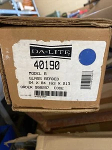 DA-LITE 40190 84x64 MODEL B PROJECTION SCREEN - Picture 1 of 1