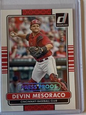 2015 Panini Donruss Devin Mesoraco Silver Press Proof 172/199 Reds #73