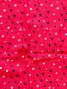 Patriotic Red White Blue Stars Cotton Fabric 1 Yard x 43” Americana USA - Picture 1 of 5