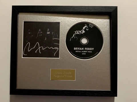 SIGNED/AUTOGRAPHED BRYAN FERRY - ROYAL ALBERT HALL 2020 FRAMED CD PRESENTATION Cover