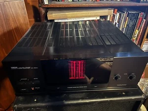 Yamaha MX-600u Amplifier 2 Channel Solid State 120 Wpc Great Sound!! Cool Meters - Picture 1 of 17