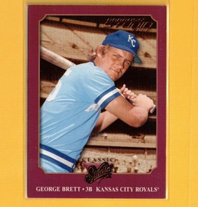GEORGE BRETT 2002 DONRUSS STUDIO CLASSIC #CS-2 ROYALS SER #d /1000