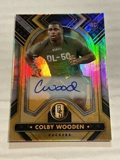 2023 GOLD STANDARD COLBY WOODEN 46/49 ROOKIE AUTO PACKERS SP