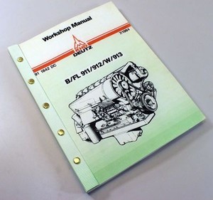 DEUTZ F2L912 F2L912W F3L912 DIESEL ENGINE SERVICE REPAIR WORKSHOP MANUAL SHOP