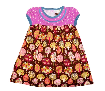 NUEVO CON ETIQUETAS VESTIDO MATILDA JANE 18-24 MESES A TRAVÉS DE LOS ÁRBOLES, CUBIERTA DE PAÑALES Hacer creer Foto 1 de 4