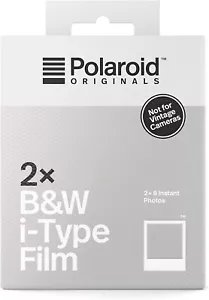 2 Packs of Polaroid I-TYPE Black and White = 16 shots - Picture 1 of 4