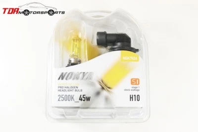 Bombillas halógenas NOKYA H10 9145 Hyper Yellow 2500K 45W Foto 1 de 4