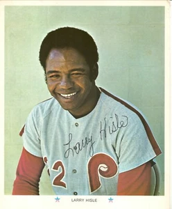 1971 Larry Hisle Arco 8x10 Color Photocard Philadelphia Phillies - Picture 1 of 2