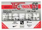 Ticket 3. BL Union Berlin - Eintracht Braunschweig 2000/01