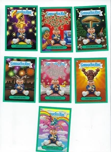 Garbage Pail Kids Flashback 3 lot of 7/10 Adam Mania Adam Bomb GREEN parallels - Picture 1 of 1