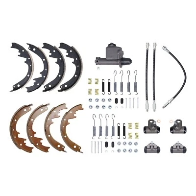 Kit de frenos de lujo 1959 autos Chevrolet frenos manuales cilindro maestro zapatas mangueras Foto 1 de 4
