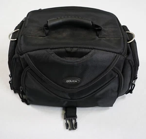 DOLICA Travel Camera Bag Carrier - Black With Shoulder Strap Multi Compartment - Picture 1 of 10