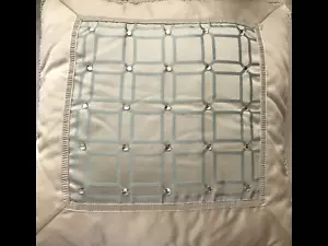 WATERFORD GARDINER PLATINUM/GOLD 20" X 20" DECORATIVE PILLOW NEW WITH TAGS - Picture 1 of 2