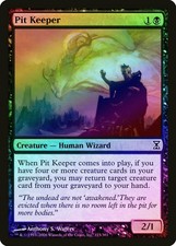 Pit Keeper FOIL Time Spiral NM Black Common MAGIC THE GATHERING CARD ABUGames