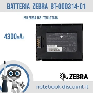 Batteria Originale ZEBRA BT-000314-01 per Terminale TC51 BTRY-TC51-43M - Imagen 1 de 1