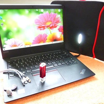 Netbook Lenovo E485 14 pollici FULLHD BUSINESS METALLO l 8GB RAM RYZEN 5 QUAD... - Immagine 1 di 4