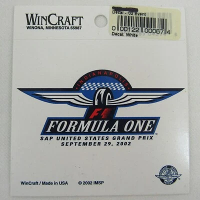 2002 Formula-1 United States Grand Prix Event Collector Decal IMS Ferrari - Image 1 of 4