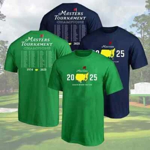 NEW!! 2025 Master Golf Tournament Augusta National Champs T-shirt S-5XL - Picture 1 of 5