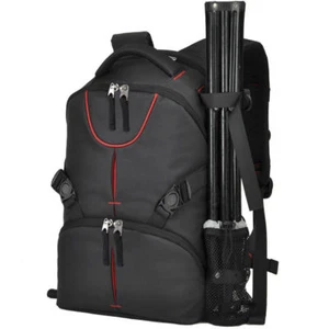GROßE DSLR SLR Kamera Rucksack Rucksack Tasche Case + RainCover für Nikon Sony Canon - Bild 1 von 12