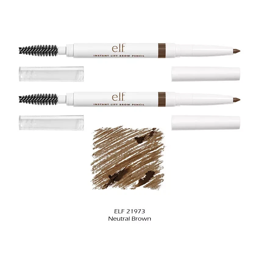 E.l.f. Cosmetics Instant Lift Brow Pencil 2-Pack,Neutral Brown - Image 1 of 1