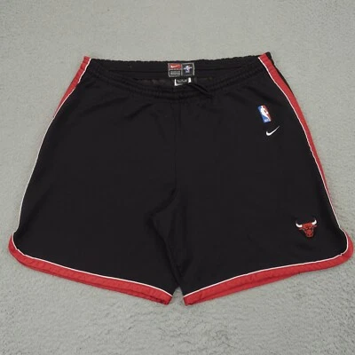 VINTAGE Chicago Bulls Shorts Mens XL NIKE Authentics Warm Up Practice 90s Bred - Image 1 of 4