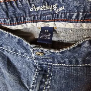 Amethyst Distressed Capri / Cropped Jeans - Size 20 - Picture 1 of 8