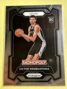 Victor Wembanyama Rookie RC 2023-24 Panini Prizm Monopoly #81 San Antonio Spurs - Picture 1 of 2
