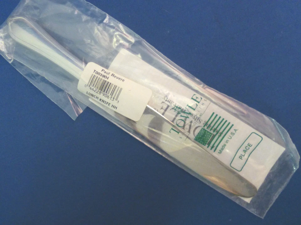 CUCHILLO PAUL REVERE-TOWLE STERLING PLACE - NUEVO 8 3/4" Foto 1 de 1