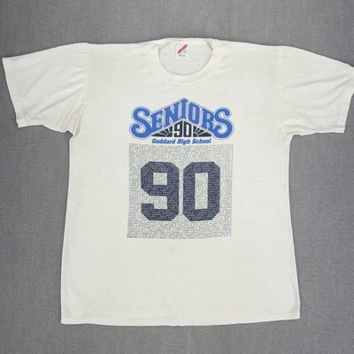 Camisa Roswell NM 1990 L Goddard High School Graduación Seniors Class Rockets EE. UU. Foto 1 de 4