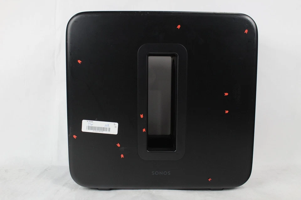 SUBWOOFER INALÁMBRICO SONOS SUB 4 CON CABLE DE ALIMENTACIÓN | SUBG4US1BLK | NEGRO Foto 1 de 4