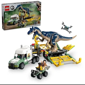 Lego Jurassic World: Dinosaur Missions: Camion da trasporto Allosaurus nuovo con scatola (76966) - Foto 1 di 7