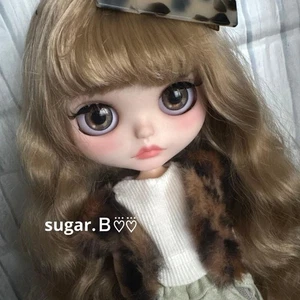 Muñeca Helada Personalizada Leche Té Beige Cabello Cuerpo Articulado 12" ÚNICA Hecha a Mano - Imagen 1 de 13