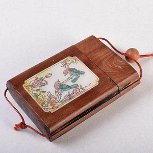Jadegefertigtes Blumen- und Vogeldesign, Inro, Medizinkoffer, Netsuke - Bild 1 von 15