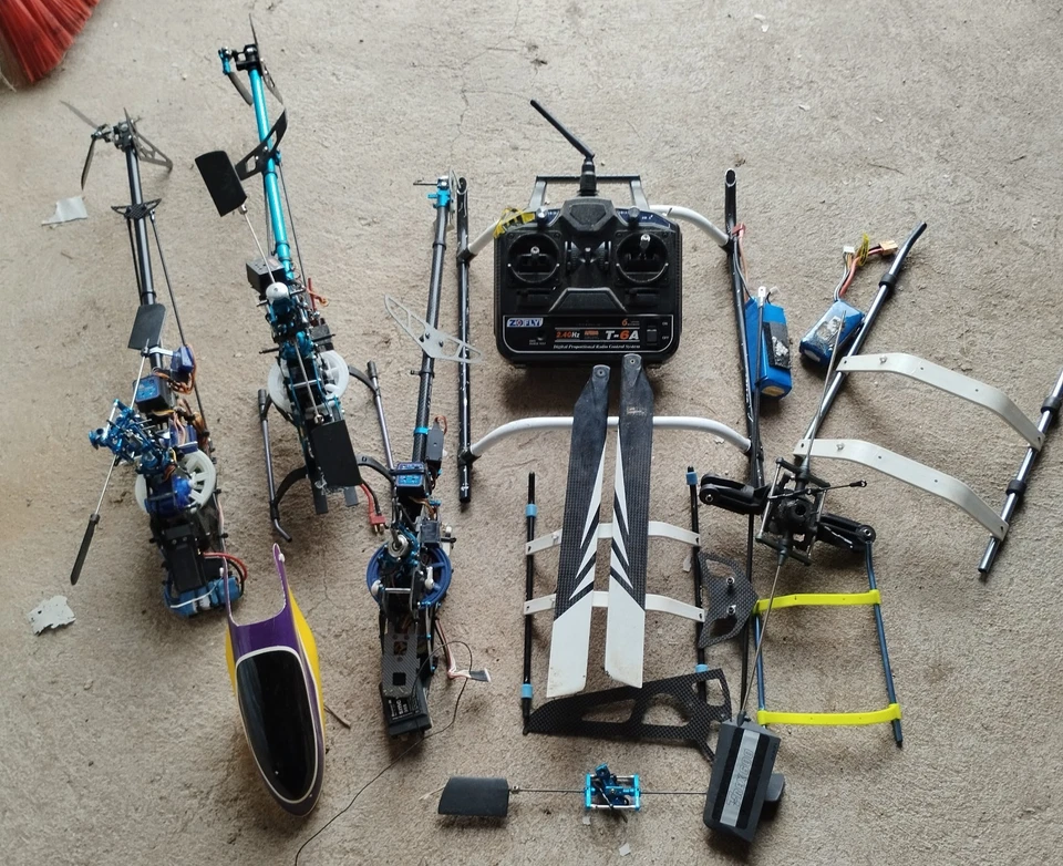 RC Hubschrauber 450/ 600 er, Teilepaket - Bild 1 von 4