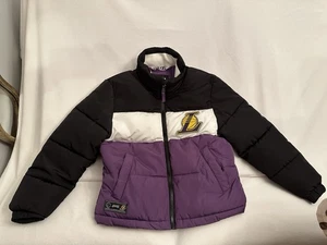 LA  Los Angeles Lakers Children’s Size 7/8 Puffer Jacket NBA Basketball - Picture 1 of 5