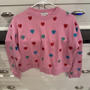 Stella McCartney Kids Girls Heart Sweatshirt Size 12 - Picture 1 of 2