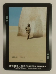 2009 Star Wars Movie Poster Playing Card The Phantom Menace 2 Pik - Bild 1 von 2