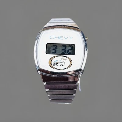 Reloj digital Chevy vintage para hombre camión pantalla LCD gráfica Foto 1 de 4