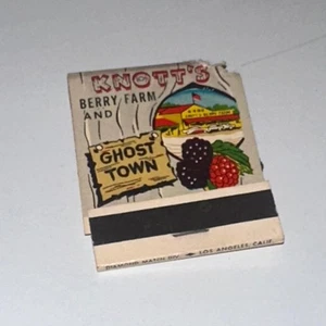 Knotts Berry Farm and Ghost Town Buena Park, CA Vintage Matchbook - Picture 1 of 3